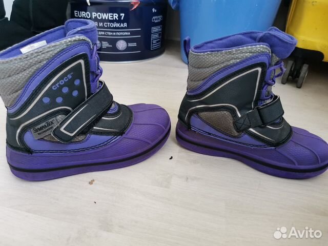 Зимние/демисезон непромокаемые сапоги Crocs С10