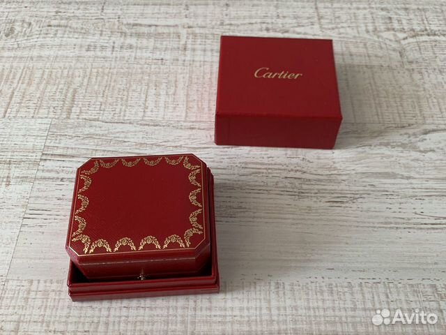 Коробка от серёжек Cartier 7*8см оригинал