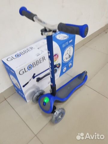 Самокат Globber Elite Prime Blue (новый) Самокат Globber Elite Prime Blue (новый)