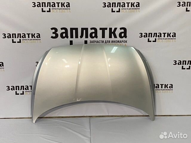 Капот новый Хендай Солярис Серебристый