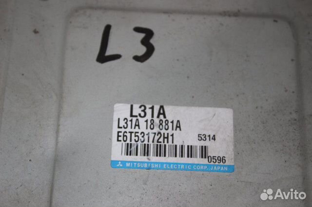 Блок управления двигателем Mazda Mpv LW L3 2006 Блок управления двигателем Mazda Mpv LW L3 2006
