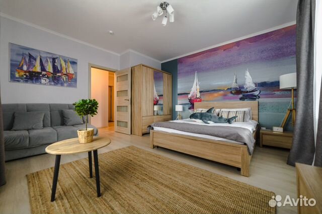 

1-к. квартира, 38 м², 2 кровати
