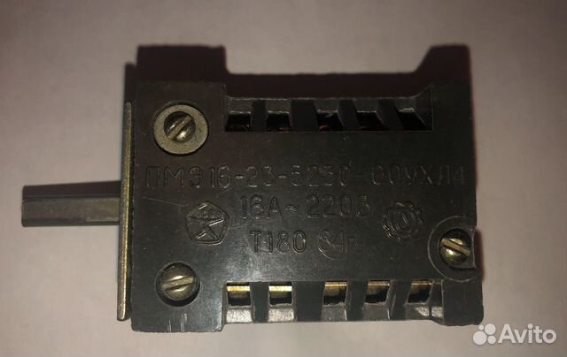 Переключатель для электроплиты Мечта