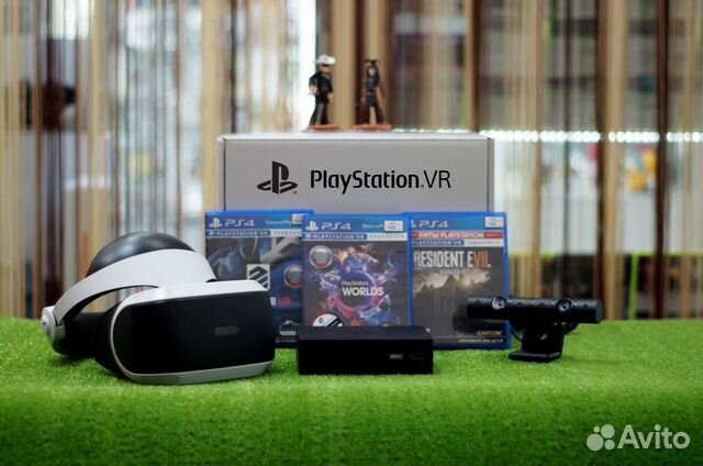 Шлем Sony VR PS4 + Камера + Игры