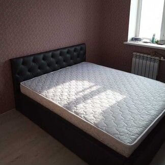 Кровать с матрасом экокожа подъемный механизм