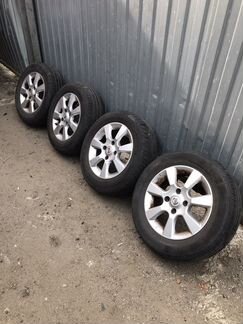 Диски литые R15 с резиной nissan tiida Enkei