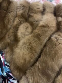 Шуба полушубок из дикого соболя