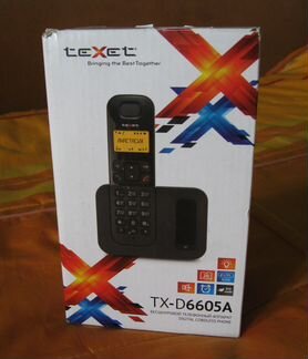 Телефон беспроводной teXet TX-D6605A