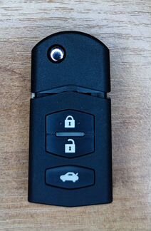 Корпус ключа Mazda 3 кнопки