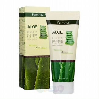 Пенка для умывания с экстрактом алоэ Aloe Pure Cle