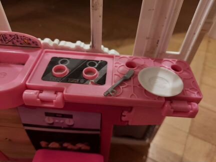 Домик для барби раскладной с мебелью