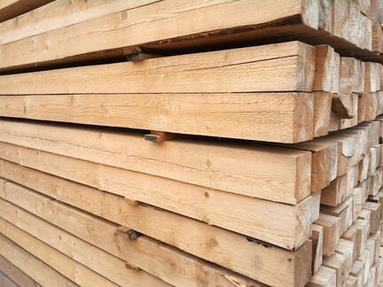 Обрезной брус из сосны и ели 150*200*6.0 ту