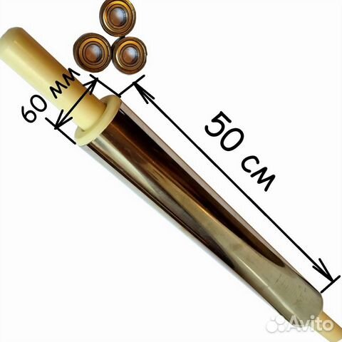 Скалка профессиональная 50-6 см с подшипниками