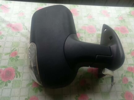 Зеркало боковое правое для газели с поворотником