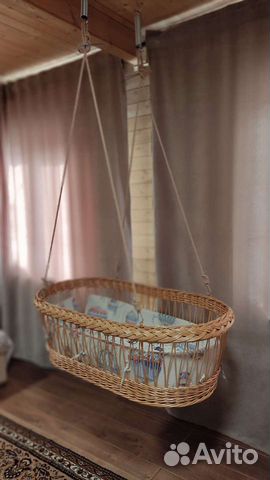 Колыбель подвесная Kidstoria плетеная люлька