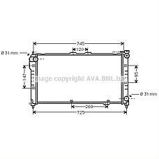 Радиатор mazda 323F