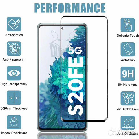 Стекло на Samsung S20 FE