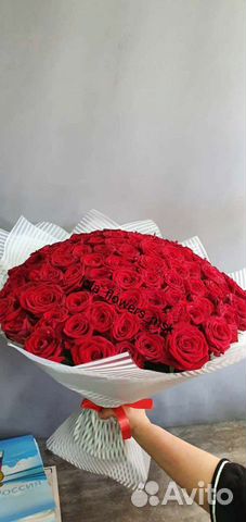 101 Роза 50 см букет, Москва
