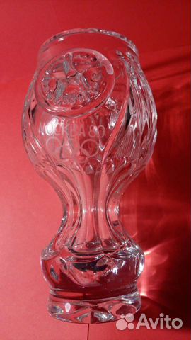 Ваза кубок бокал хрусталь Москва Олимпиада 80 СССР