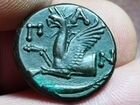 Античная монета -Грифон-осетр-Сатир.Пантикапей объявление продам