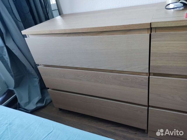 Комод ikea мальм 2 ящика