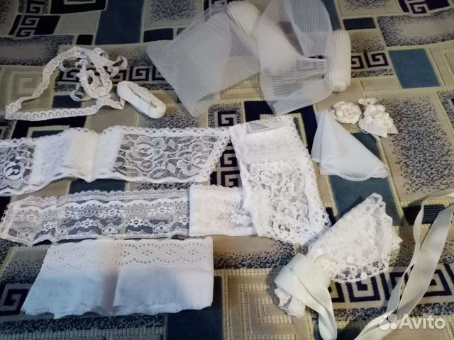 Воротнички, Кружева, Тесьма, Ленты