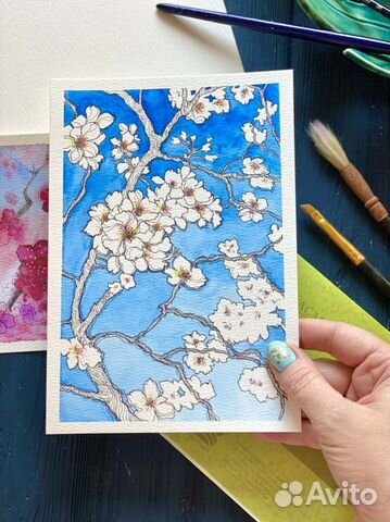 Графика акварель