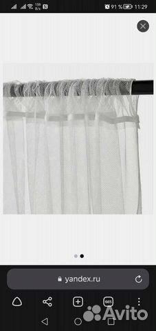 Тюль Гардины Лилль икеа