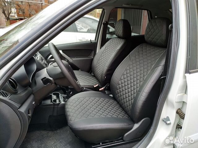 Чехлы дизайн ромб Лада Гранта/Приора-веста