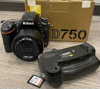 Продам Nikon D750 + объектив Nikon 50 mm f1,4