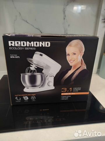 Миксер планетарный redmond новый