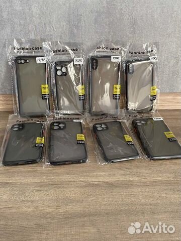 Чехол противоударный для iPhone матовый