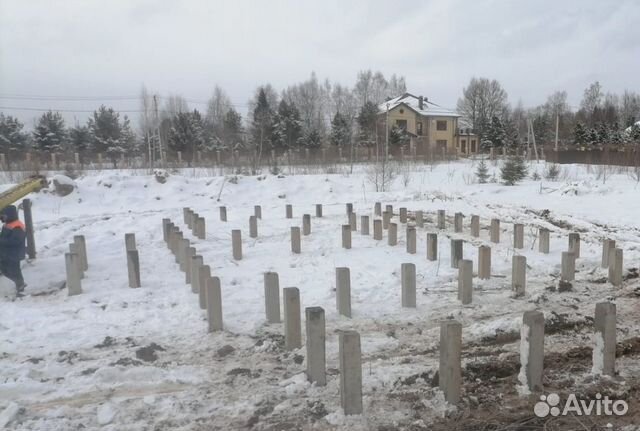 Фундамент на жб сваях под ключ / Жб сваи