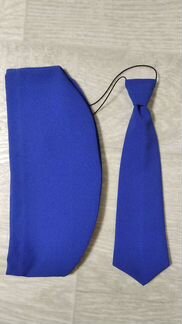 Галстук синий