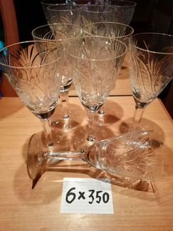 Бокалы. Рюмки. Стаканы. Хрусталь. СССР