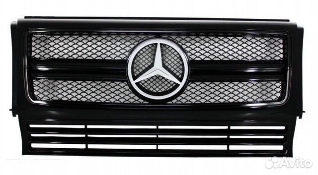 Решётка радиатора на Гелендваген амг 6.3 чёрная