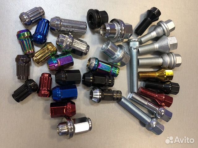 Гайки болты шпильки для колёс