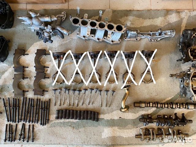 Двигатель в разборе Запчасти Outlander XL 3.0 6B31