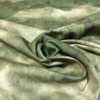 Ткань Оксфорд 600д пу зеленый мох и мультикам