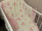 Детская кроватка с маятником + комплект объявление продам