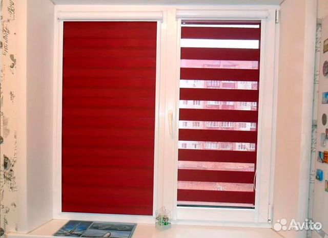 Рулонные шторы День-Ночь Зебра