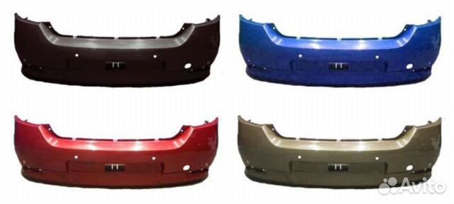 Бампер задний Рено Логан Renault Logan 1 2