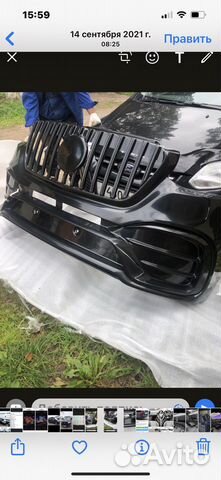 Передний Бампер AMG HT Mercedec Sprinter w907ams