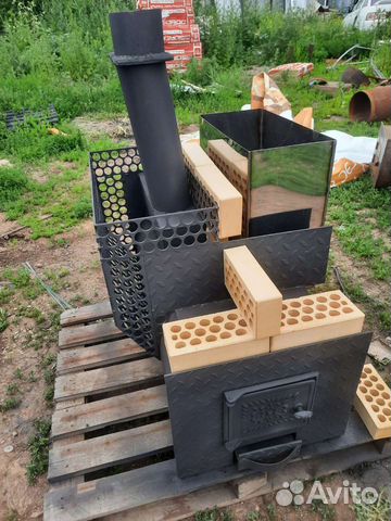 Печь для бани на 3 помещения