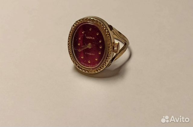 Часы-кольцо. ссср. Позолота. Au