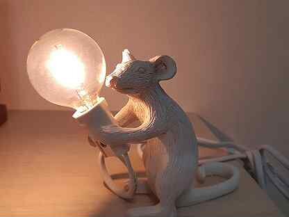 Лампа светильник Мышь