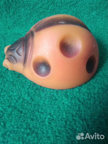 Резиновая игрушка СССР Божья коровка Жук