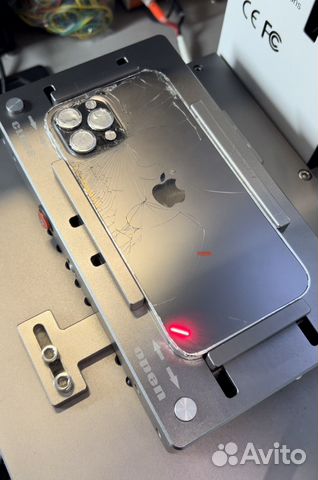 Замена (переклейка) стекла iPhone лазером