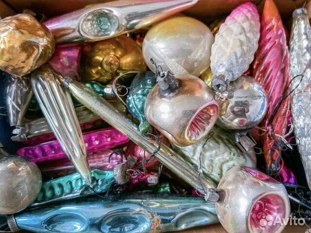 Елочные игрушки СССР гдр много