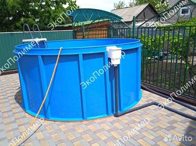 Пластиковый бассейн для дачи 3х1,5
